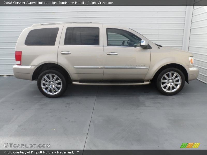 Light Sandstone Metallic / Light Graystone 2008 Chrysler Aspen Limited