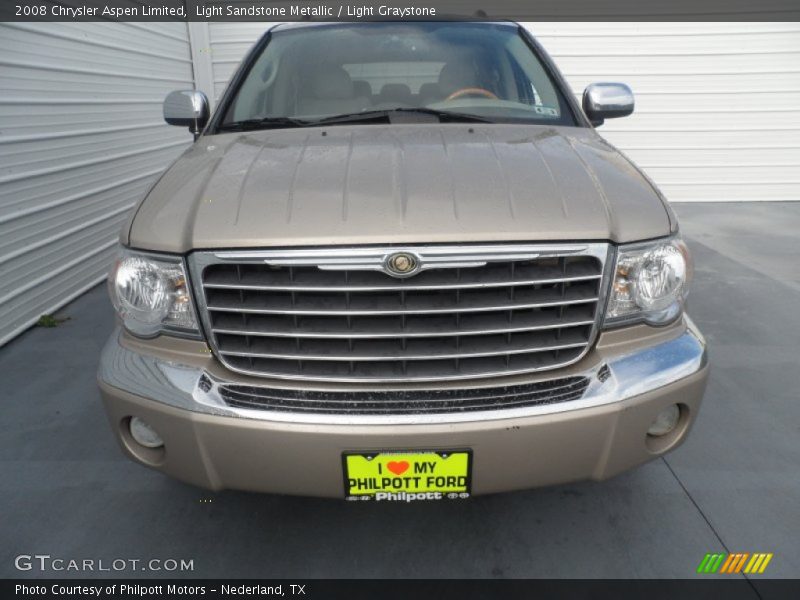 Light Sandstone Metallic / Light Graystone 2008 Chrysler Aspen Limited