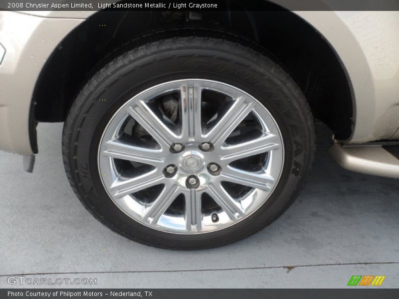 Light Sandstone Metallic / Light Graystone 2008 Chrysler Aspen Limited