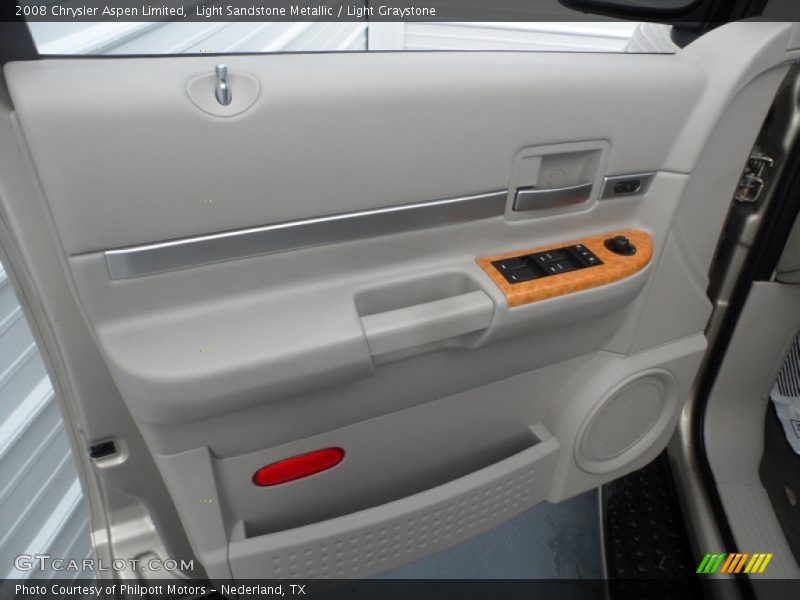 Light Sandstone Metallic / Light Graystone 2008 Chrysler Aspen Limited