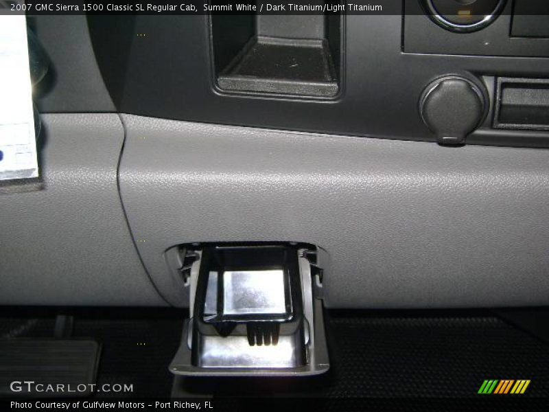 Summit White / Dark Titanium/Light Titanium 2007 GMC Sierra 1500 Classic SL Regular Cab