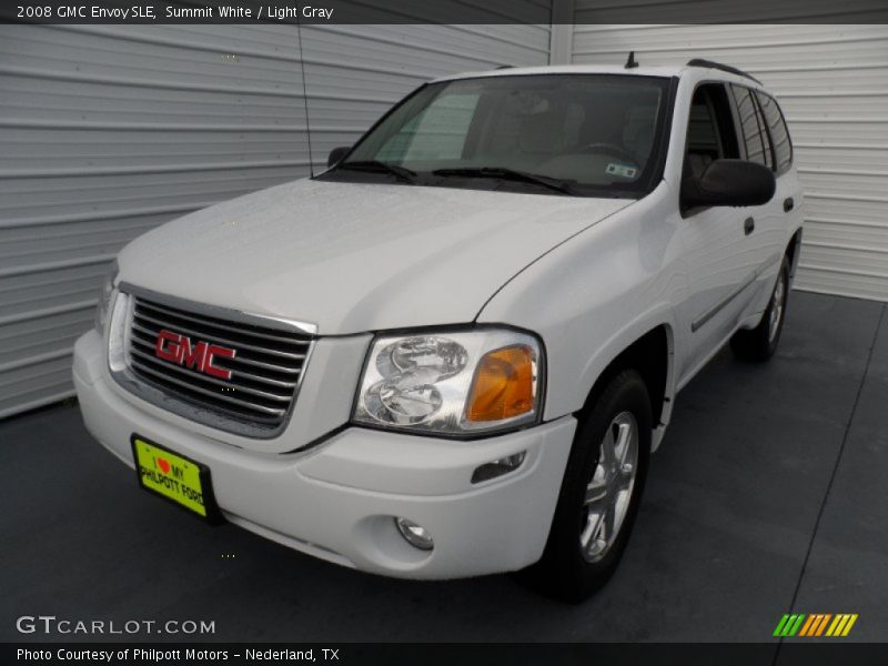Summit White / Light Gray 2008 GMC Envoy SLE