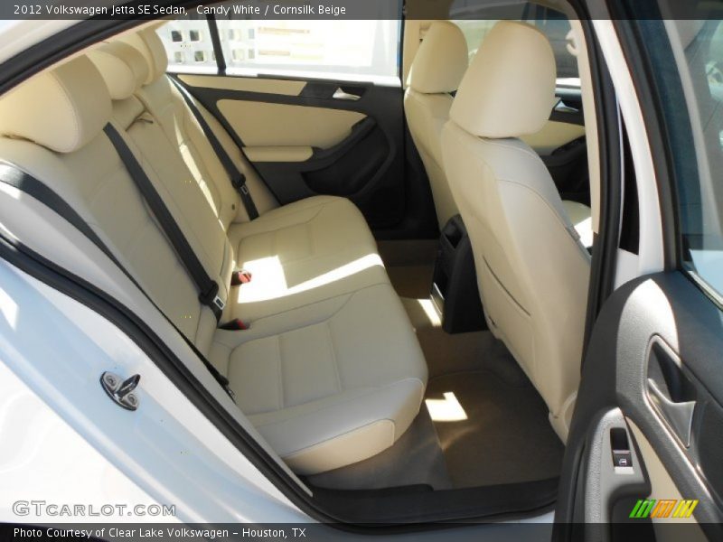 Candy White / Cornsilk Beige 2012 Volkswagen Jetta SE Sedan