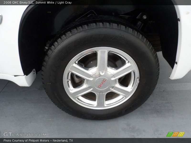 Summit White / Light Gray 2008 GMC Envoy SLE