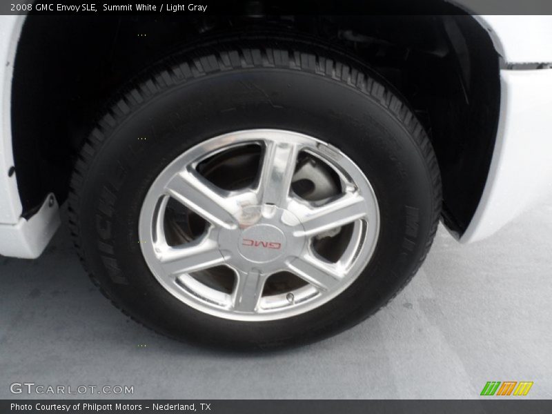 Summit White / Light Gray 2008 GMC Envoy SLE