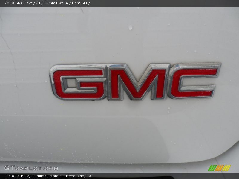 Summit White / Light Gray 2008 GMC Envoy SLE