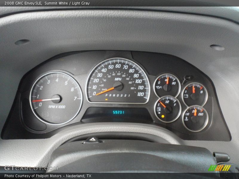 Summit White / Light Gray 2008 GMC Envoy SLE
