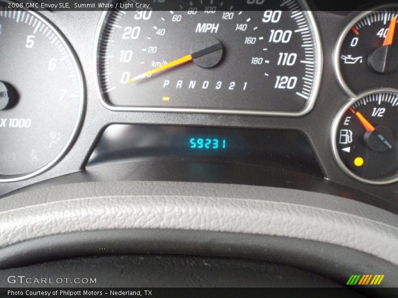 Summit White / Light Gray 2008 GMC Envoy SLE