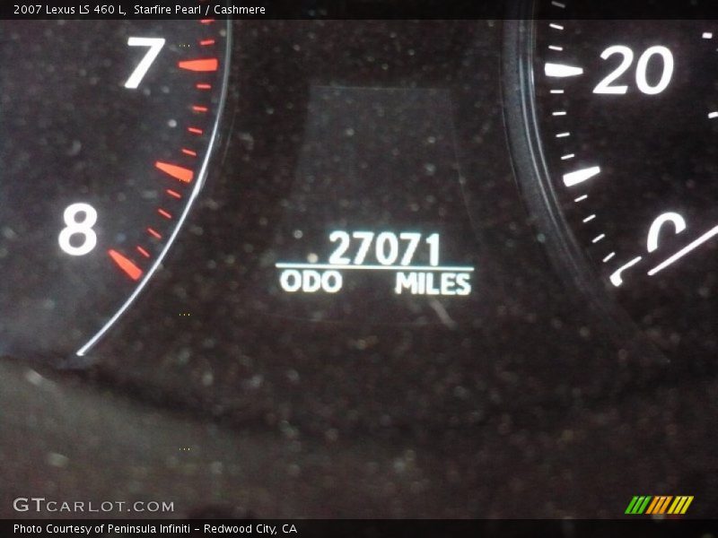 Starfire Pearl / Cashmere 2007 Lexus LS 460 L