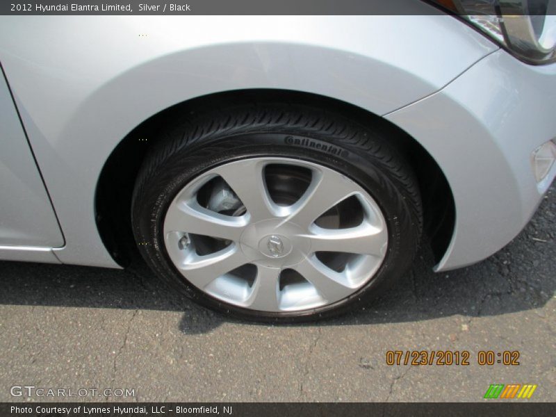Silver / Black 2012 Hyundai Elantra Limited