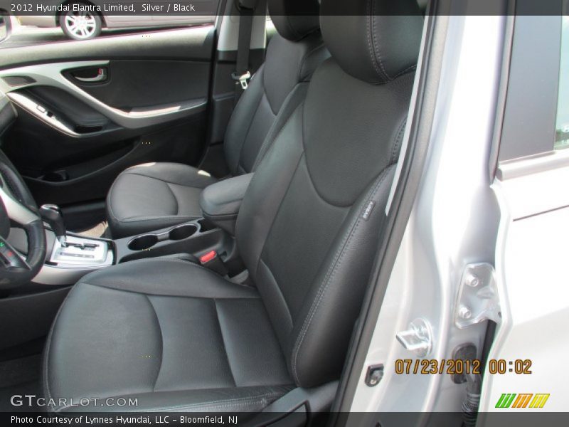Silver / Black 2012 Hyundai Elantra Limited