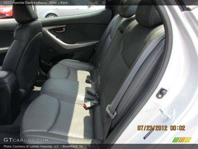 Silver / Black 2012 Hyundai Elantra Limited