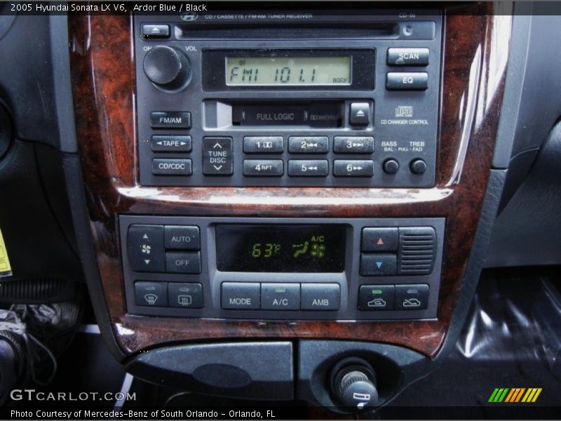 Controls of 2005 Sonata LX V6