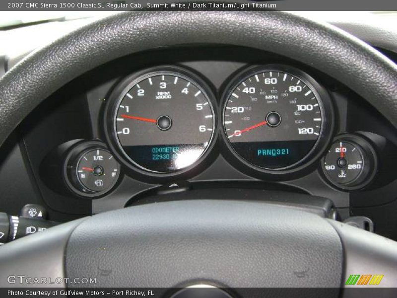 Summit White / Dark Titanium/Light Titanium 2007 GMC Sierra 1500 Classic SL Regular Cab