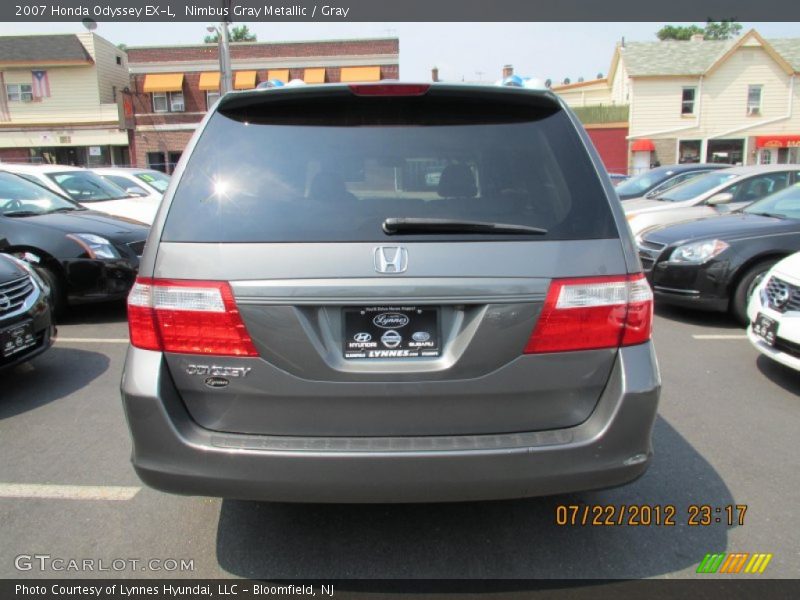 Nimbus Gray Metallic / Gray 2007 Honda Odyssey EX-L