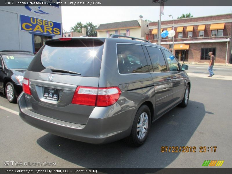 Nimbus Gray Metallic / Gray 2007 Honda Odyssey EX-L