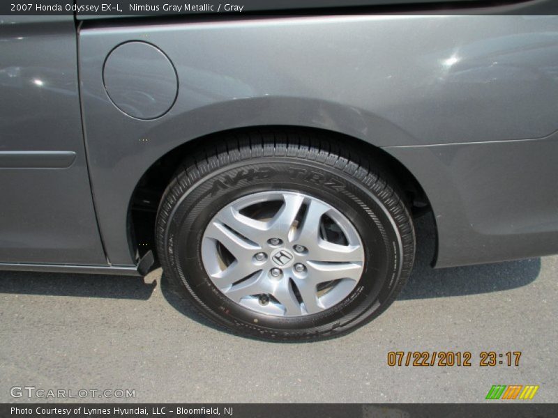 Nimbus Gray Metallic / Gray 2007 Honda Odyssey EX-L