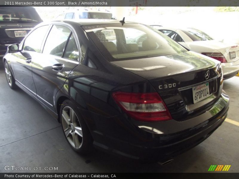 Black / Almond/Mocha 2011 Mercedes-Benz C 300 Sport