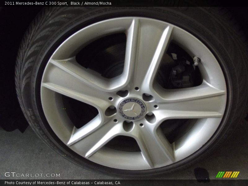 Black / Almond/Mocha 2011 Mercedes-Benz C 300 Sport