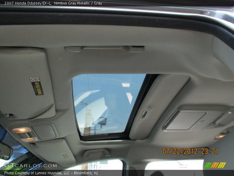 Nimbus Gray Metallic / Gray 2007 Honda Odyssey EX-L