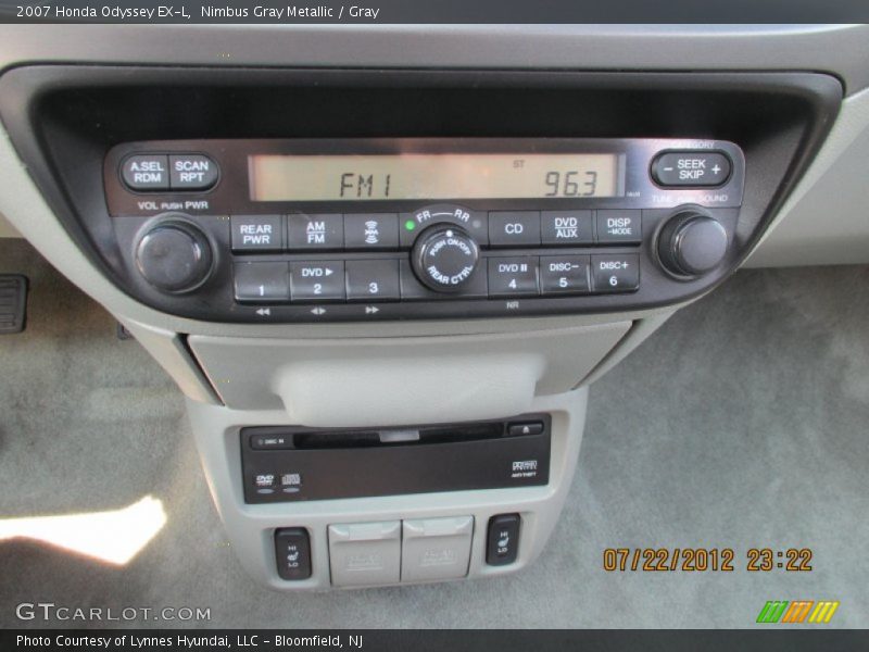 Nimbus Gray Metallic / Gray 2007 Honda Odyssey EX-L