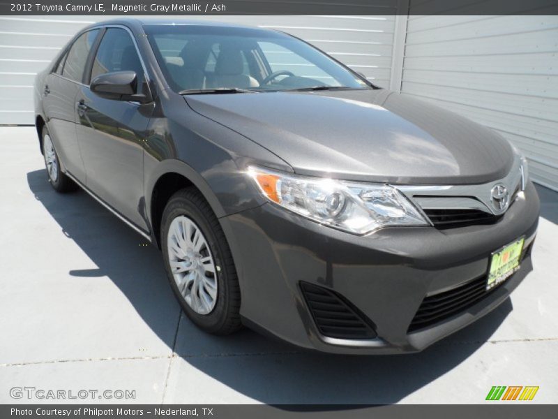 Magnetic Gray Metallic / Ash 2012 Toyota Camry LE