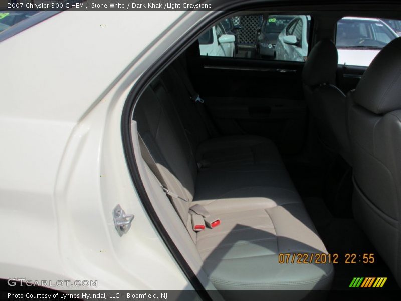 Stone White / Dark Khaki/Light Graystone 2007 Chrysler 300 C HEMI