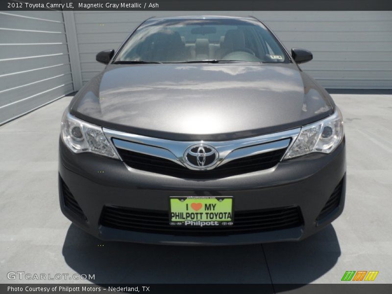 Magnetic Gray Metallic / Ash 2012 Toyota Camry LE