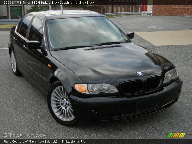 Black Sapphire Metallic / Black 2003 BMW 3 Series 330xi Sedan