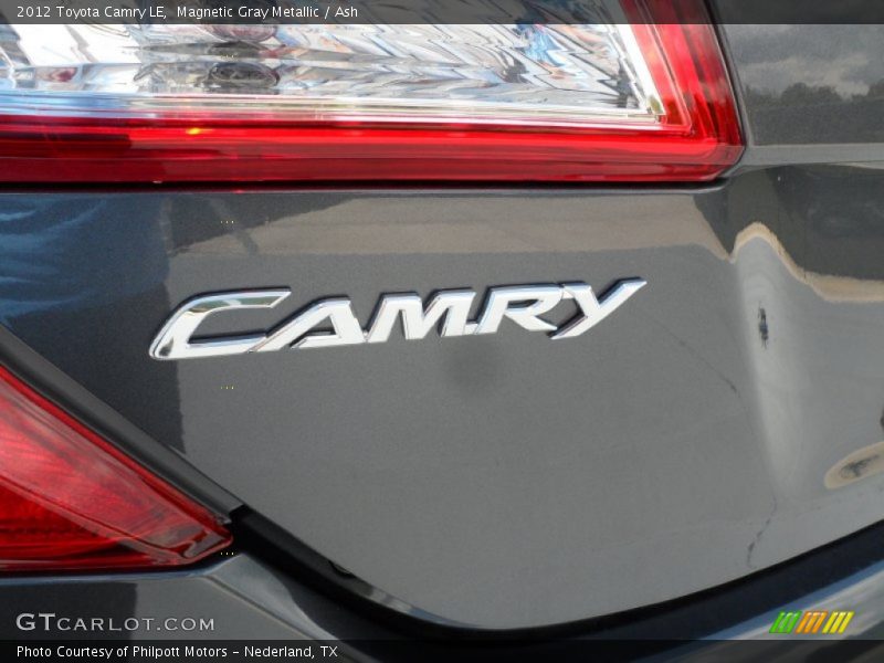 Magnetic Gray Metallic / Ash 2012 Toyota Camry LE