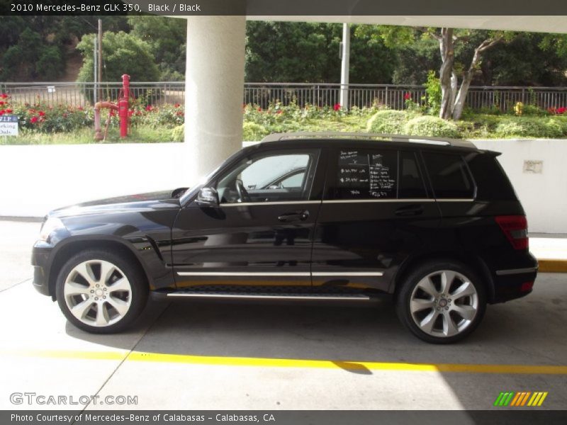 Black / Black 2010 Mercedes-Benz GLK 350