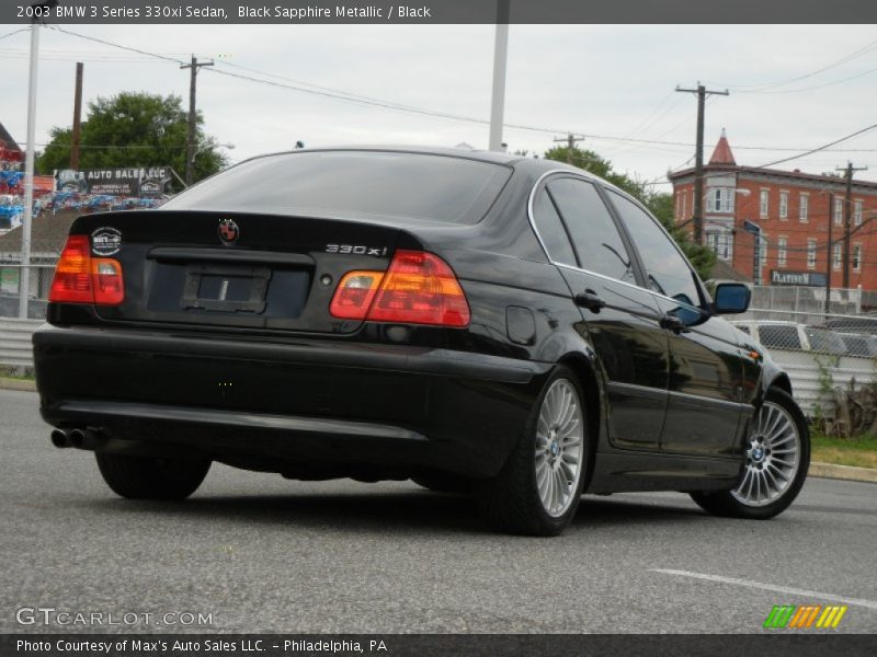Black Sapphire Metallic / Black 2003 BMW 3 Series 330xi Sedan