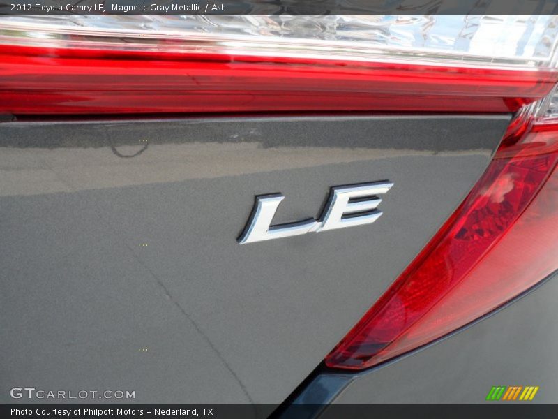 Magnetic Gray Metallic / Ash 2012 Toyota Camry LE
