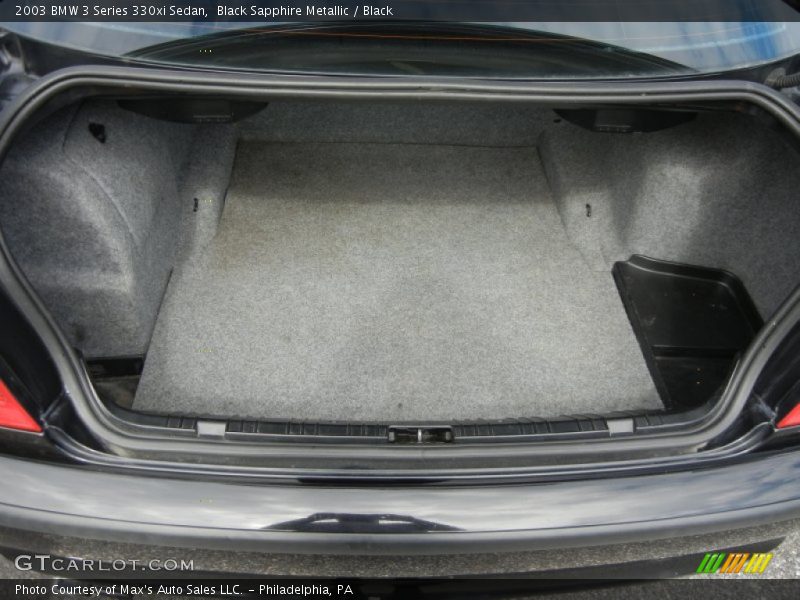 Black Sapphire Metallic / Black 2003 BMW 3 Series 330xi Sedan