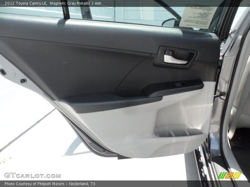 Magnetic Gray Metallic / Ash 2012 Toyota Camry LE