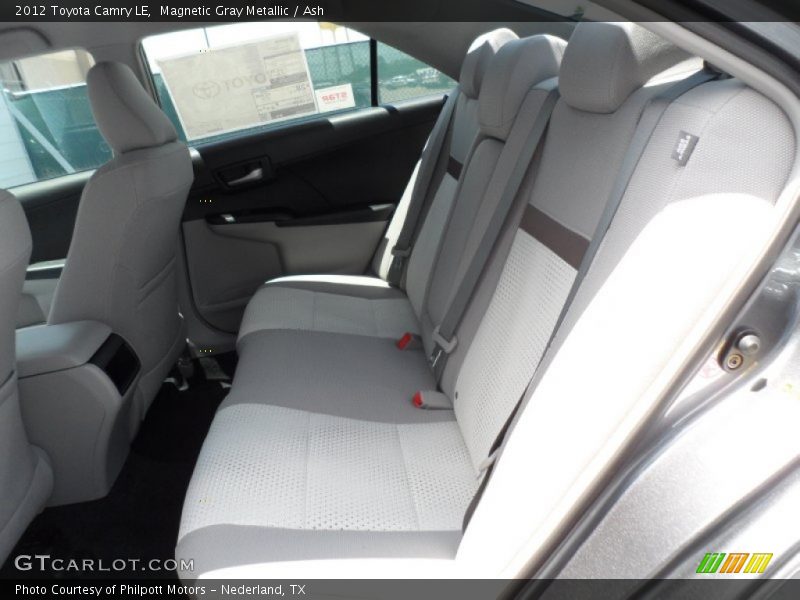 Magnetic Gray Metallic / Ash 2012 Toyota Camry LE