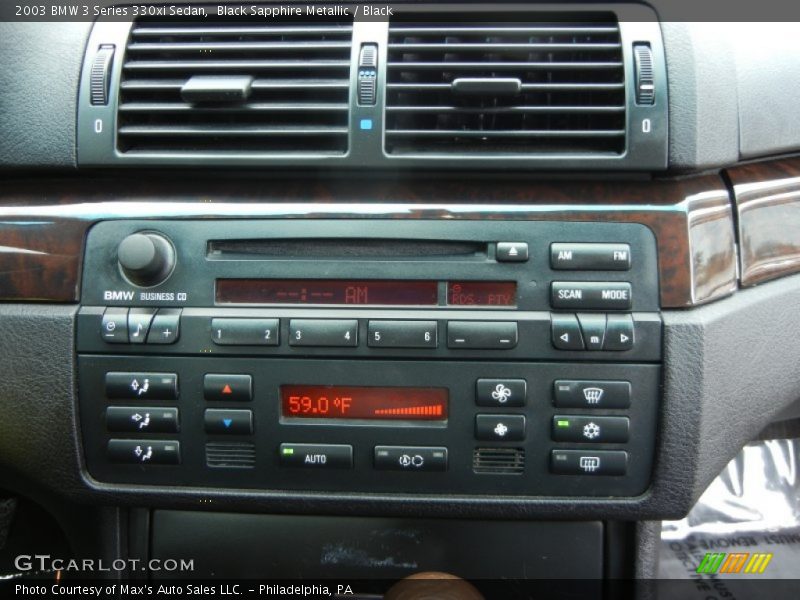 Black Sapphire Metallic / Black 2003 BMW 3 Series 330xi Sedan