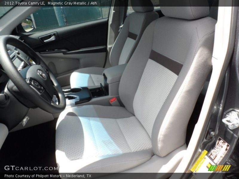 Magnetic Gray Metallic / Ash 2012 Toyota Camry LE