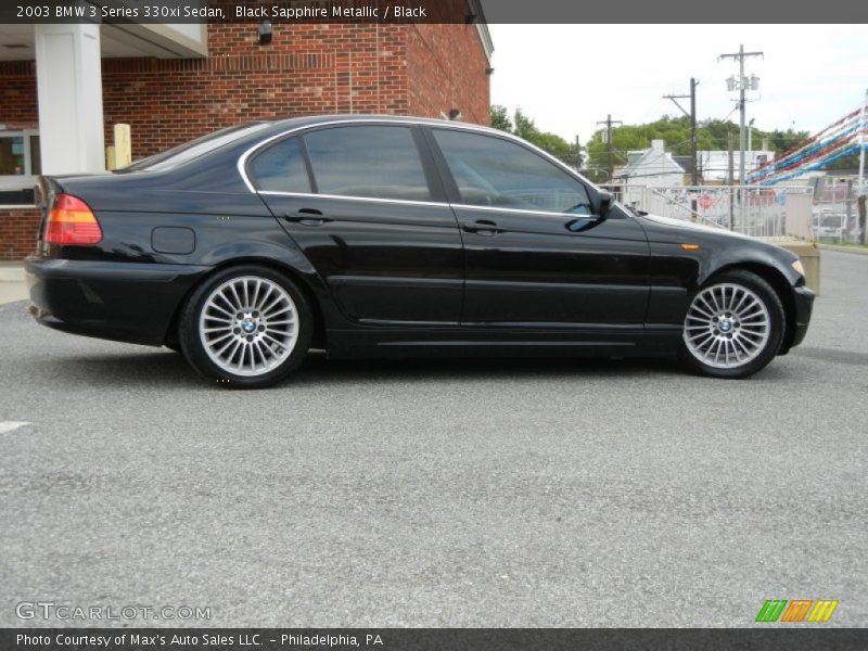 Black Sapphire Metallic / Black 2003 BMW 3 Series 330xi Sedan