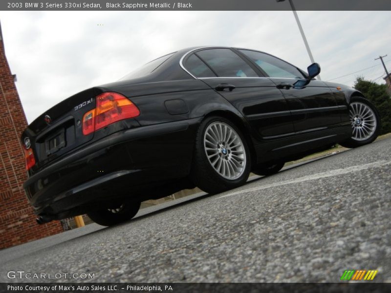 Black Sapphire Metallic / Black 2003 BMW 3 Series 330xi Sedan