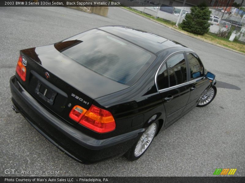 Black Sapphire Metallic / Black 2003 BMW 3 Series 330xi Sedan
