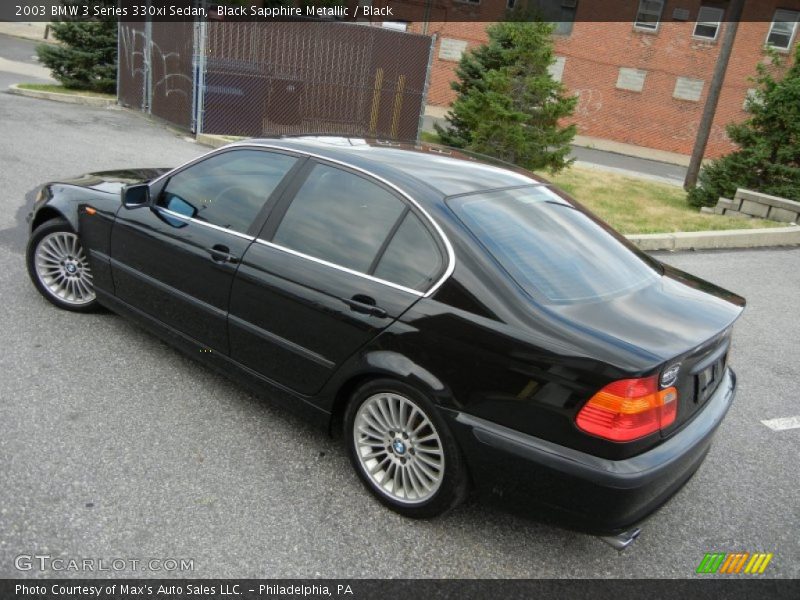 Black Sapphire Metallic / Black 2003 BMW 3 Series 330xi Sedan