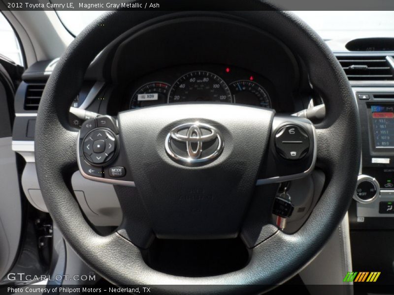 Magnetic Gray Metallic / Ash 2012 Toyota Camry LE