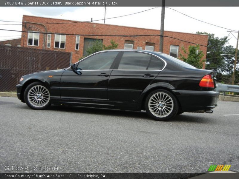 Black Sapphire Metallic / Black 2003 BMW 3 Series 330xi Sedan