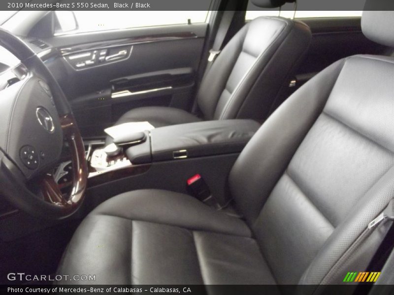 Black / Black 2010 Mercedes-Benz S 550 Sedan