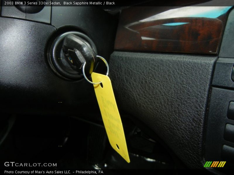 Black Sapphire Metallic / Black 2003 BMW 3 Series 330xi Sedan