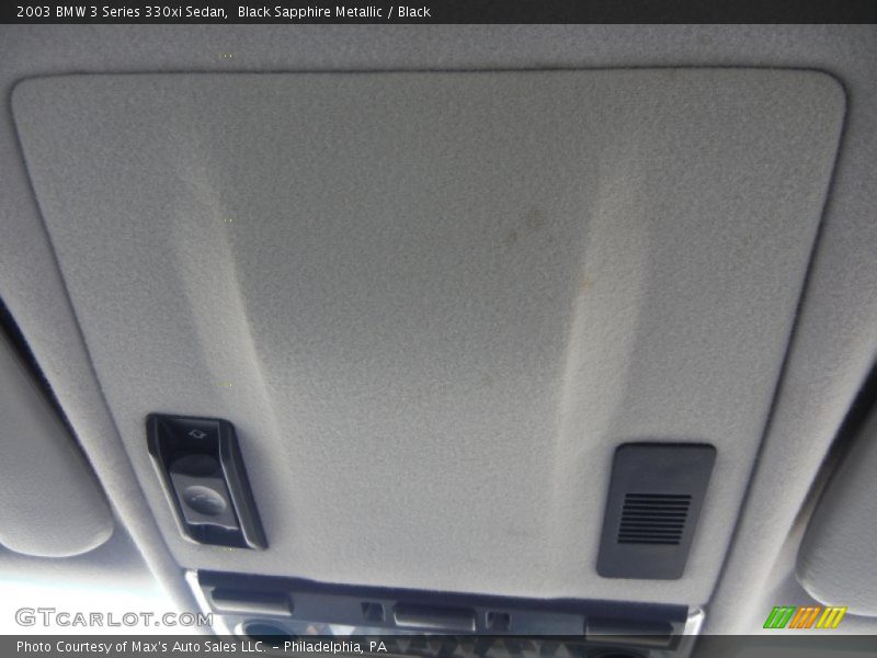 Black Sapphire Metallic / Black 2003 BMW 3 Series 330xi Sedan