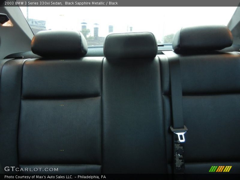 Black Sapphire Metallic / Black 2003 BMW 3 Series 330xi Sedan