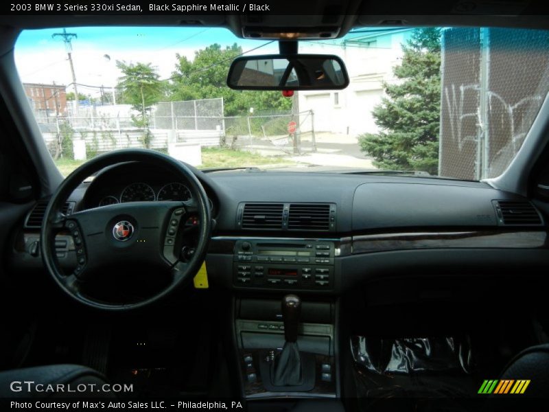 Black Sapphire Metallic / Black 2003 BMW 3 Series 330xi Sedan