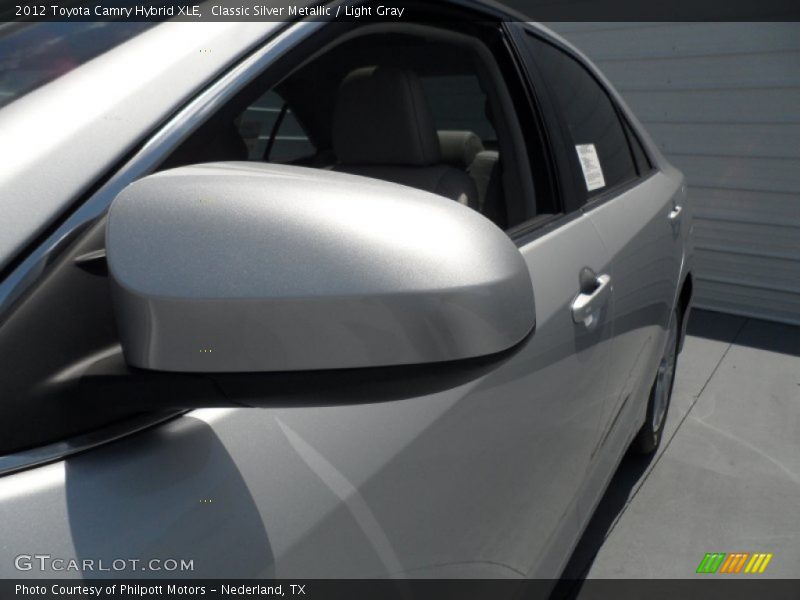 Classic Silver Metallic / Light Gray 2012 Toyota Camry Hybrid XLE